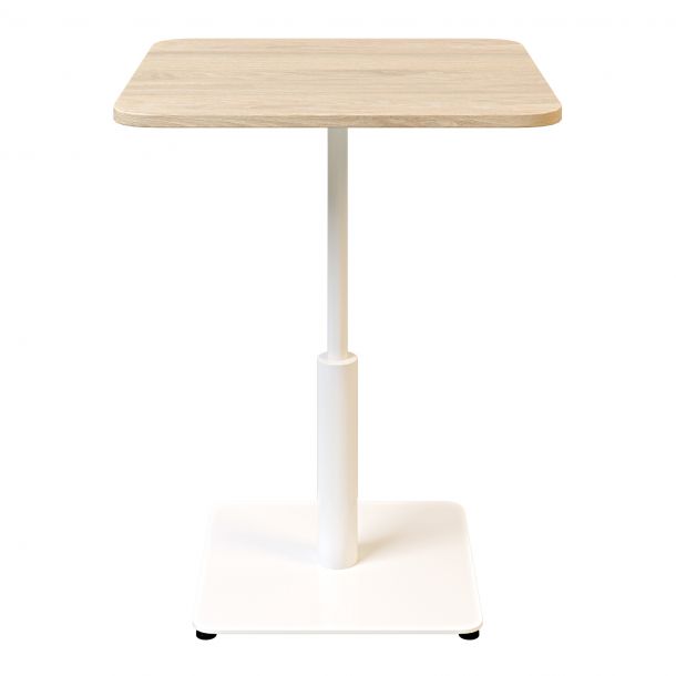 Стол Ibiza light soft 60х60 h-75 Белый, Дуб ЛДСП (611306879) с доставкой