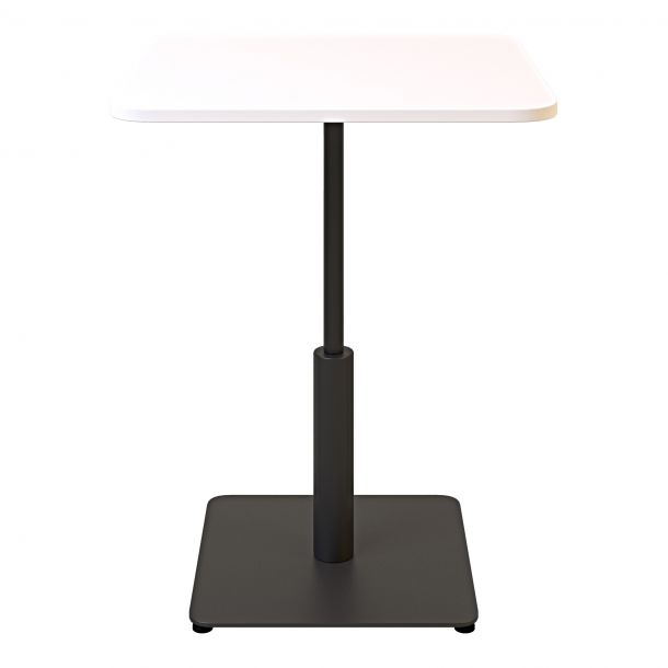 Стол Ibiza light soft 60х60 h-75 Черный, Белый ЛДСП (611306880) с доставкой