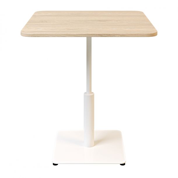 Стол Ibiza light soft 70х70 h-75 Белый, Дуб ЛДСП (611306885) с доставкой