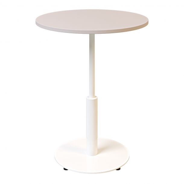 Стол Ibiza round light Cashmere d-60 h-75 Белый, ДСП Swisspan Cashmere (611306868) недорого