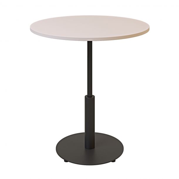 Стіл Ibiza round light Cashmere d-70 h-75 Чорний, ДСП Swisspan Cashmere (611306871) недорого