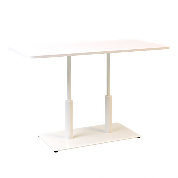 Стіл Ibiza Soft Double light 120х70 h-75 Білий, Білий ЛДСП (611306990) дешево