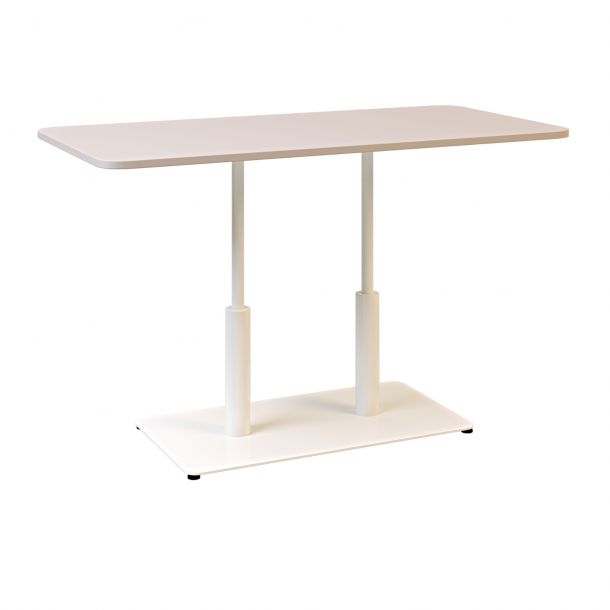 Стол Ibiza Soft Double light Cashmere 120х70 h-75 Белый, ДСП Swisspan Cashmere (611306993) дешево