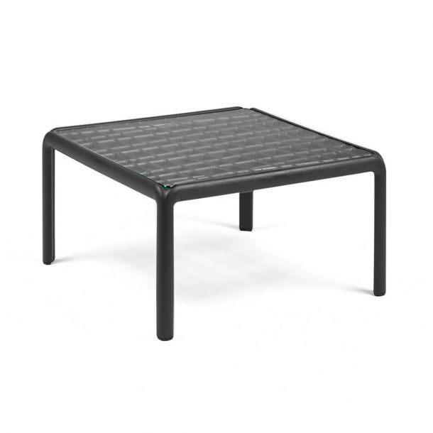 Стол кофейный Komodo Tavolino Vetro 70x70 Antracite (13523091) в Украине