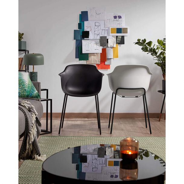 Стол кофейный Marsh 82x55 Черный (90636612) в интернет-магазине