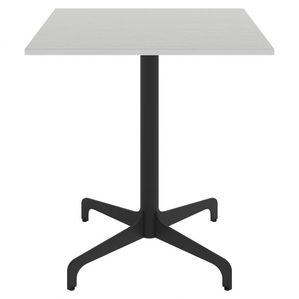 Стіл Leo light 70x70 h-72 Чорний, Білий ЛДСП (61723909) недорого