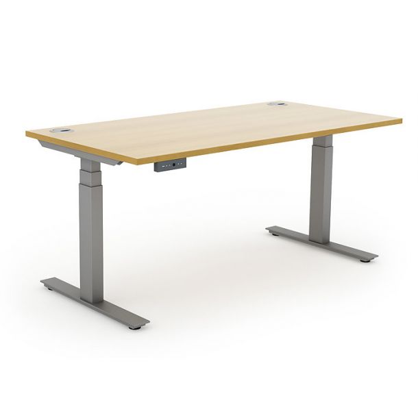 Стіл Linak DL19 138х80 Дуб світлий, Сірий (55607164) с доставкой