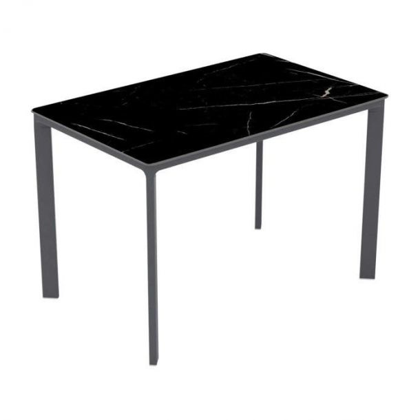 Стол Meet 120х80 black marble, anthracite (1691270959) недорого