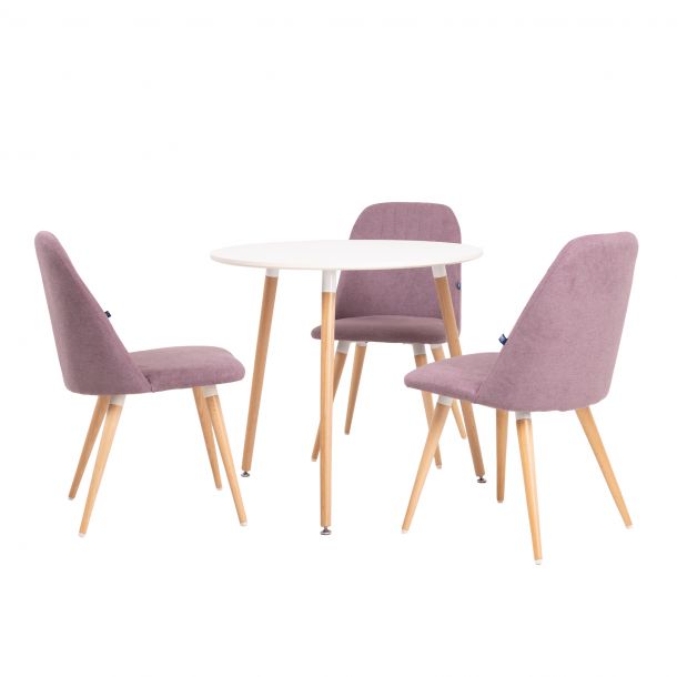 Стіл Modern WOOD H19 D700 Білий, 1.007, white (21439302) недорого