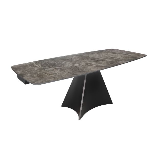 Стол Norman 140х85 Bora Grey Glossy (1011489595) купить