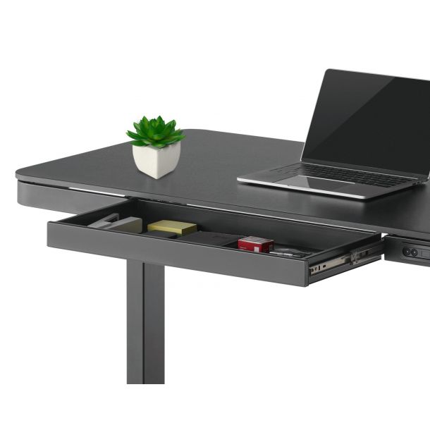 Стол OfficePro ODE111 118x60 Black, Black (1311154719) дешево