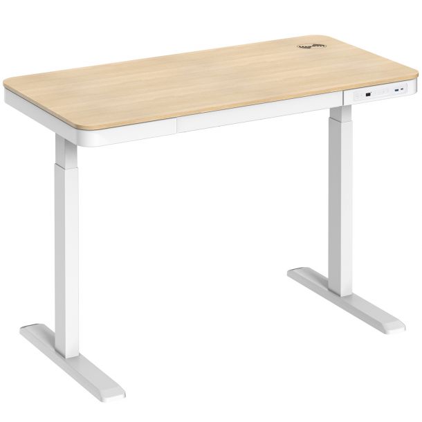 Стол OfficePro ODE111 118x60 Natural, White (1311154720) недорого