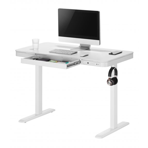 Стіл OfficePro ODE111 118x60 White, White (1311154721) купить