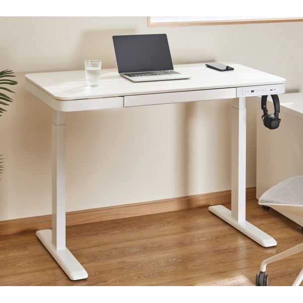 Стіл OfficePro ODE111 118x60 White, White (1311154721) дешево