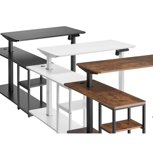 Стіл OfficePro ODE119 136х120 Black, Black (1311154722) в Украине