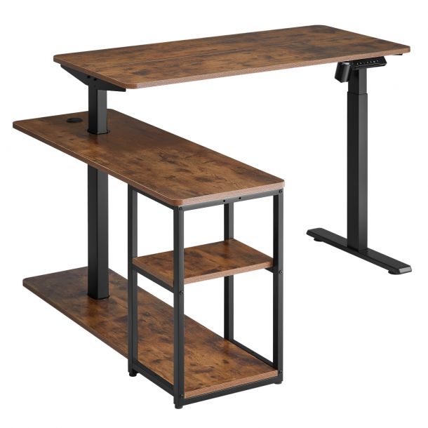 Стіл OfficePro ODE119 136х120 Walnut wood, Black (1311154723) в Киеве
