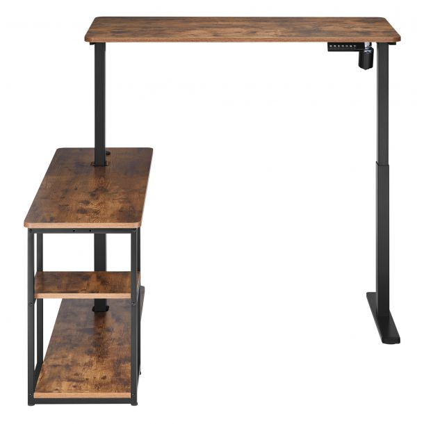 Стіл OfficePro ODE119 136х120 Walnut wood, Black (1311154723) купить