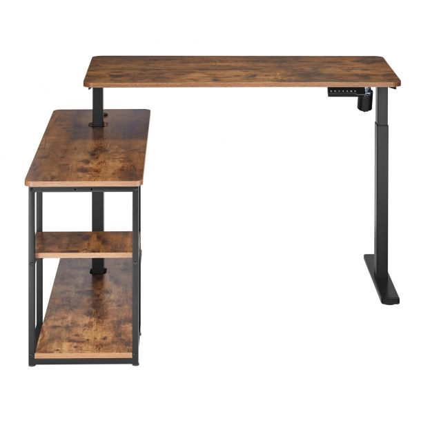 Стіл OfficePro ODE119 136х120 Walnut wood, Black (1311154723) цена