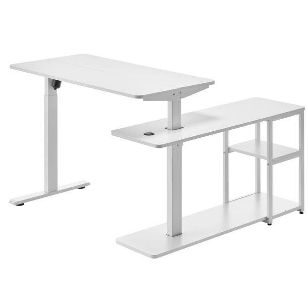 Стол OfficePro ODE119 136х120 White, White (1311154724) фото