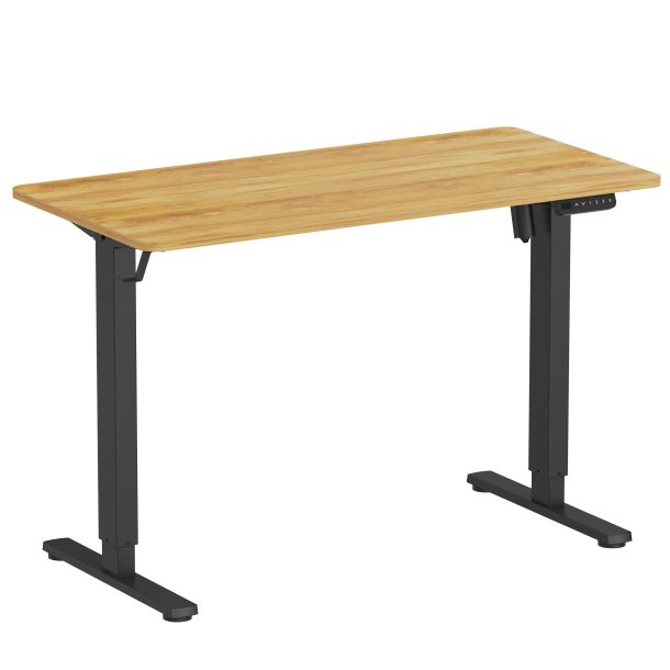Стол Officepro ODE1260 120х60 Light wood, Black (1311478458) с доставкой