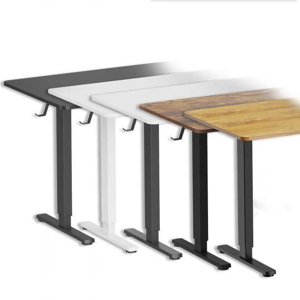 Стіл Officepro ODE1470 140х70 Dark wood, Black (1311478462) в Киеве