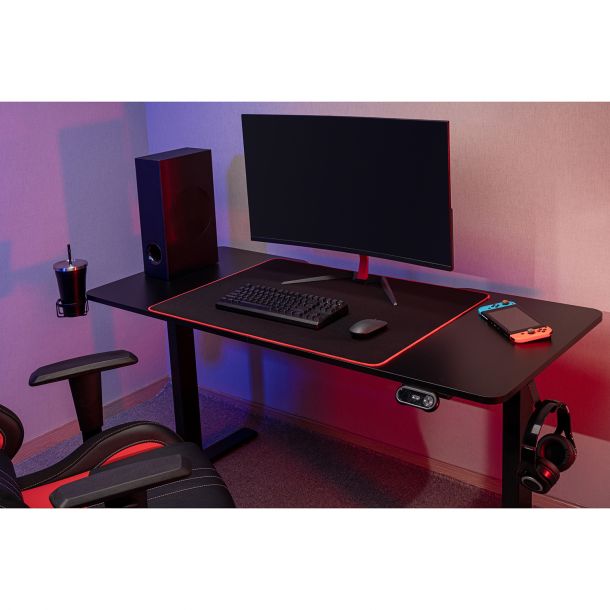 Стіл OfficePro ODE714 140x60 Black (131916303) цена
