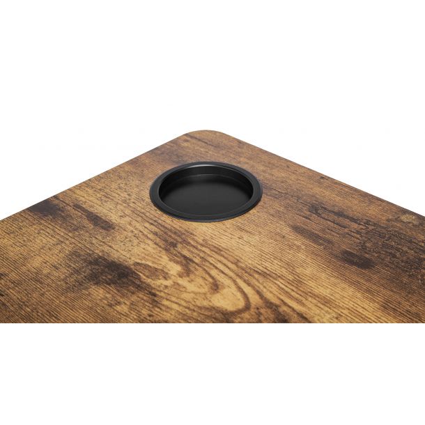 Стіл OfficePro ODM366 71x40 Dark wood, Black (1311033025) купить
