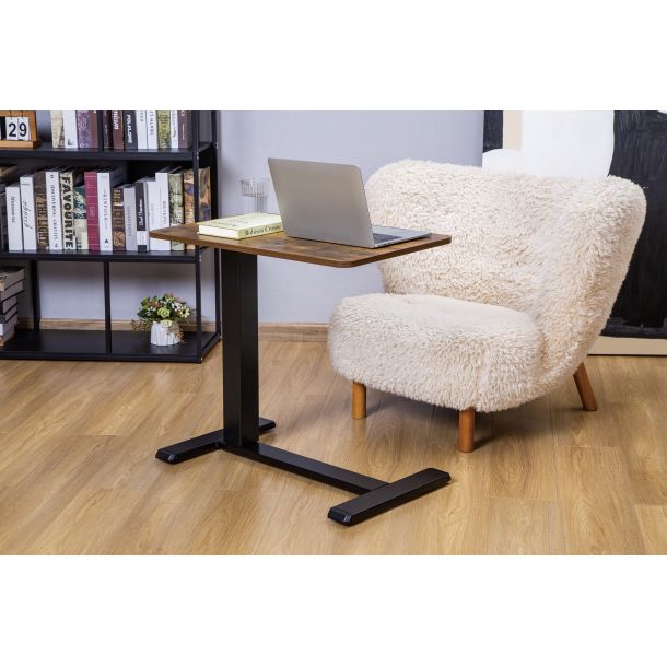 Стіл OfficePro ODM366 71x40 Dark wood, Black (1311033025) дешево