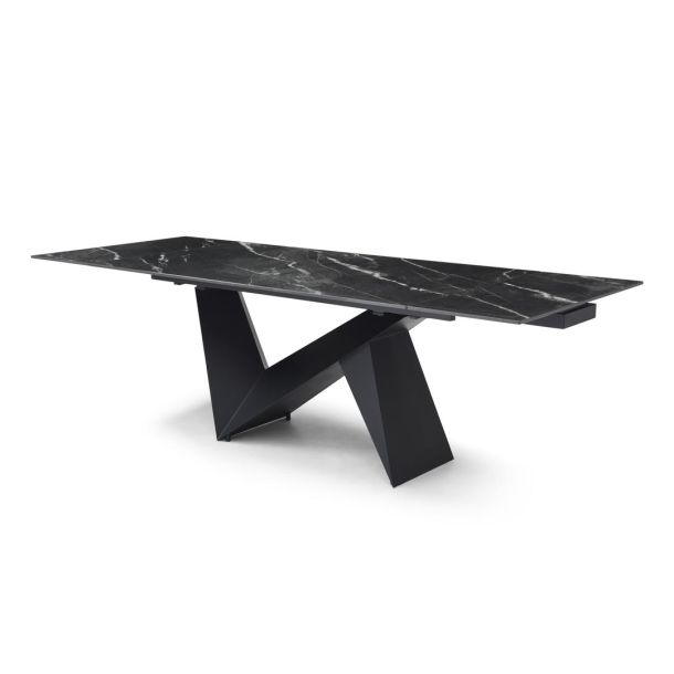 Стол Patrik160х90 Marquina Black Matt (1011489598) цена