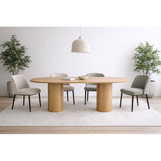 Стіл Plavo Oval Oak 180x100 Дуб (861488783) в Киеве