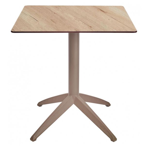Стол Quatro Fix 70х70 oak, taupe (1691271307) недорого