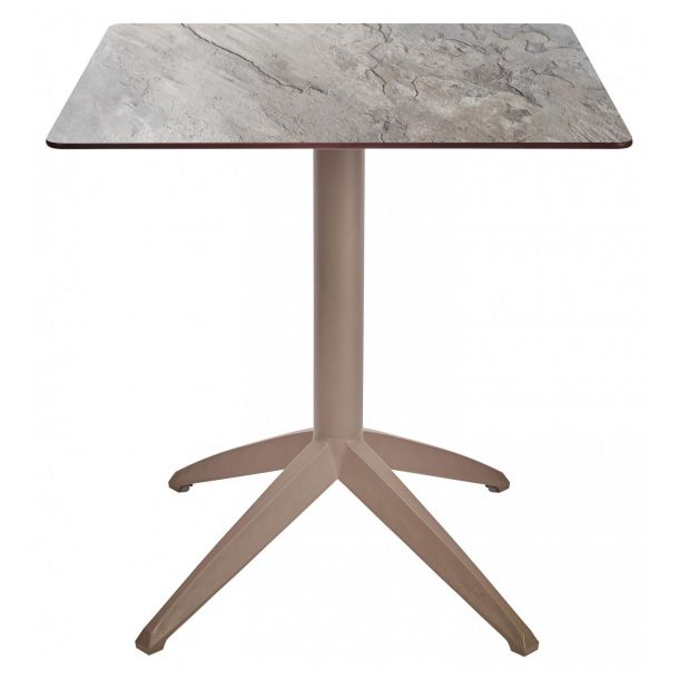 Стіл Quatro Fix 80х80 stone, taupe (1691271326) недорого