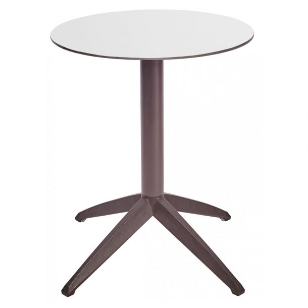 Стол Quatro Fold D60 white, moka (1691271220) дешево