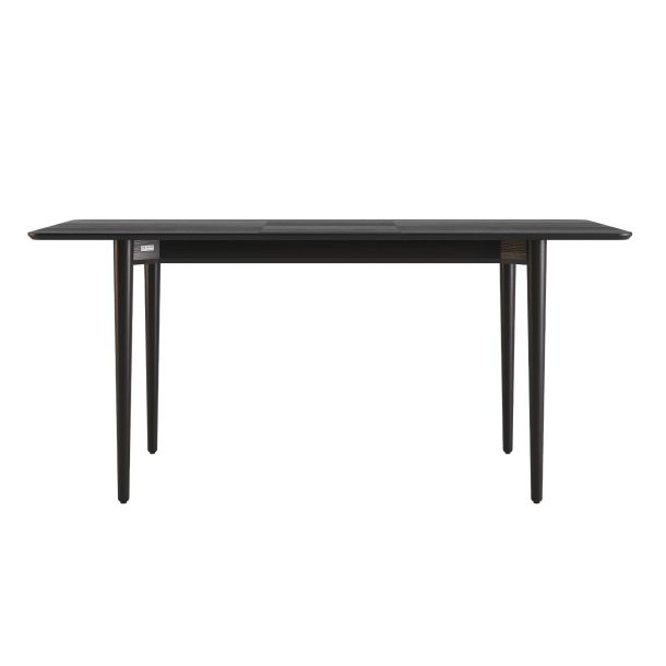Стіл розкладний Silva 80х130 h-77 9005 Чорний  Ясен (611489046) недорого