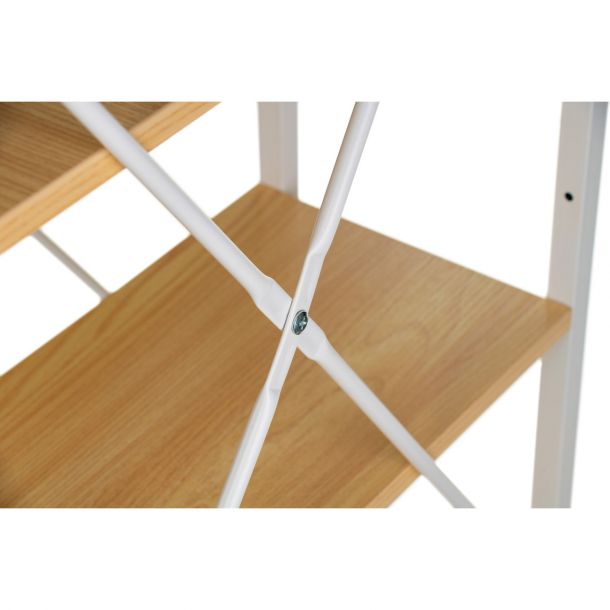 Стол с стеллажом Cross 120x60 White, Beige (26512416) с доставкой