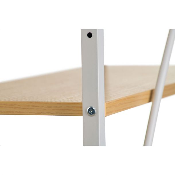 Стол с стеллажом Cross 120x60 White, Beige (26512416) в Украине