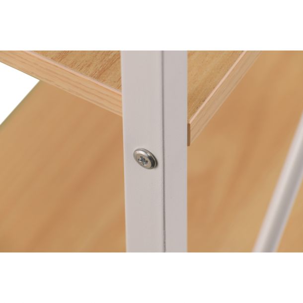 Стол с стеллажом Cross 120x60 White, Beige (26512416) дешево