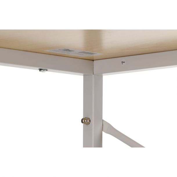 Стол с стеллажом Cross 120x60 White, Beige (26512416) купить