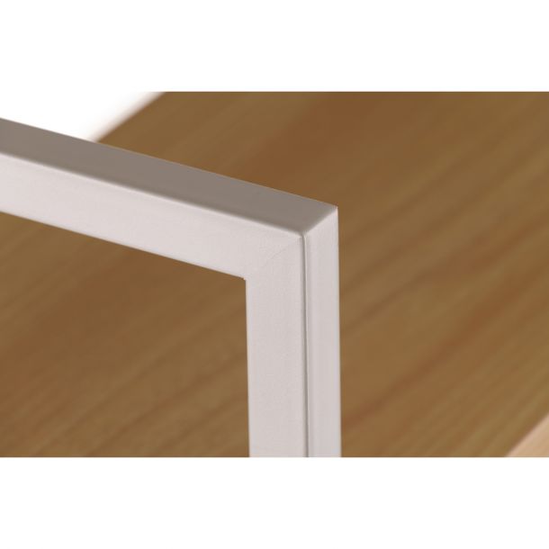 Стол с стеллажом Cross 140x60 White, Beige (26512417) дешево