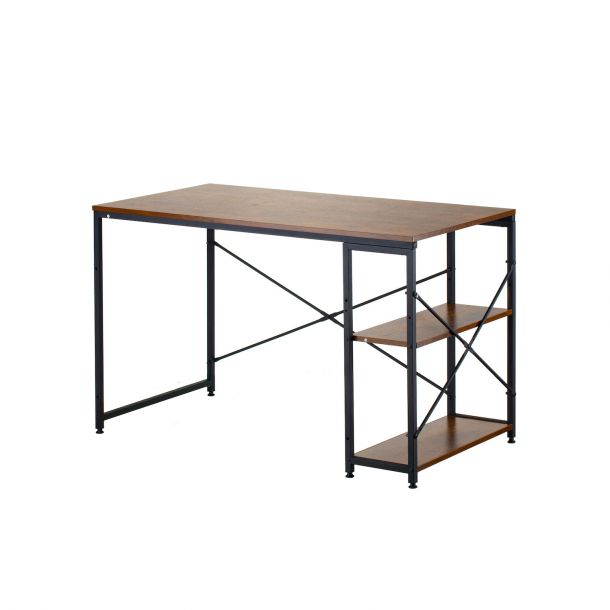 Стол с стеллажом Lade 120x60 Black, Industrial style (26512418) недорого