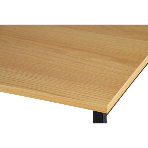 Стіл із стелажем Strada 120x47 Black, Beige (26512419) дешево
