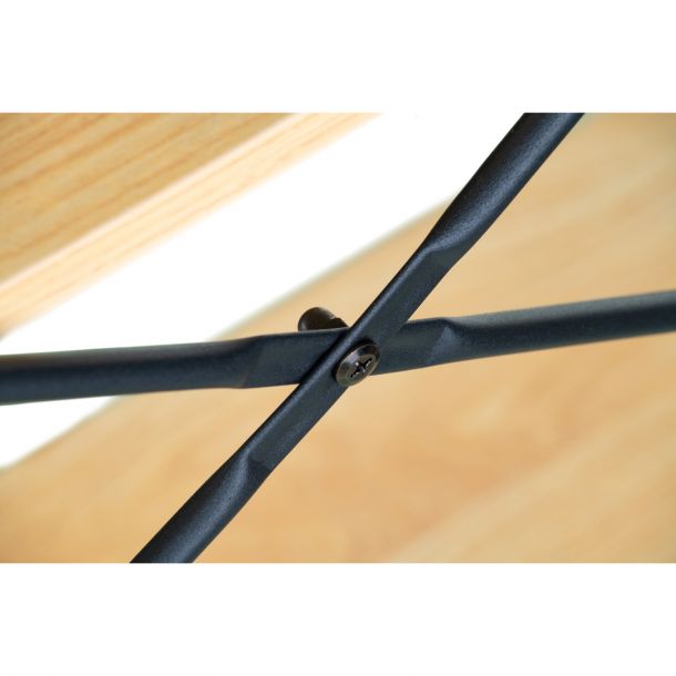Стіл із стелажем Strada 120x47 Black, Beige (26512419) с доставкой
