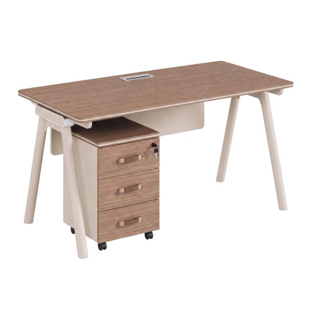Стол с тумбой HATTA BRIX 140х60 IVORY WOOD (441490022)