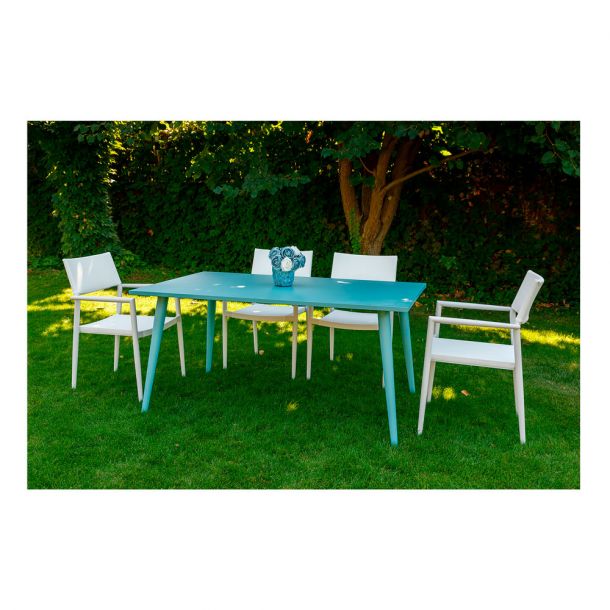 Стол Salta 152x90 Бирюза (52429484) цена