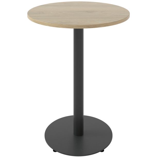 Стол Soul light d-60 h-75 Черный, Дуб ЛДСП (61524142) недорого