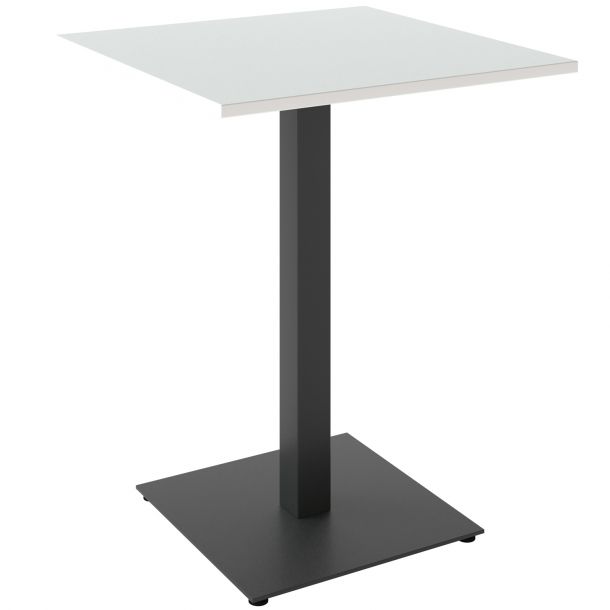 Стол Tetra light 60x60 h-75 Черный, Белый ЛДСП (61524156) недорого