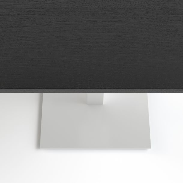 Стол Tetra light 60x60 h-75 Белый, Черный ЛДСП (61735999) в интернет-магазине