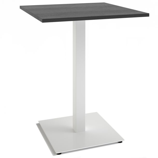Стол Tetra light 60x60 h-75 Белый, Черный ЛДСП (61735999) в Украине