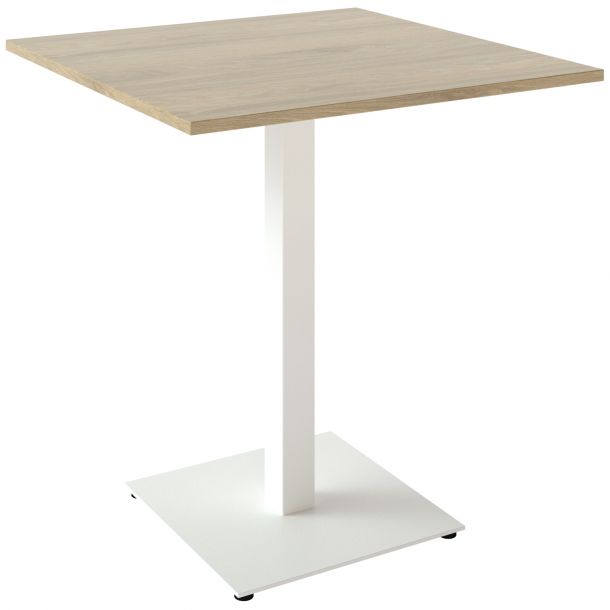 Стіл Tetra light 70x70 h-75 Білий, Дуб ЛДСП (61524159) недорого