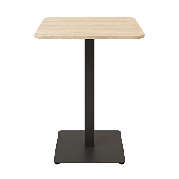 Стіл Tetra light soft 60х60 h-75 Чорний, Дуб ЛДСП (611205828) с доставкой